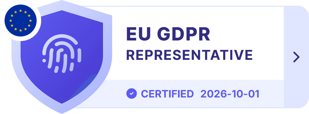 GDPR Certification: Art 27 representation by Prighter